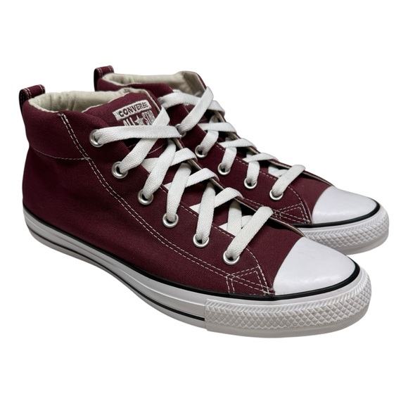 Converse Other - Converse All Star Street Mid Top Sneakers Shoes in Dark Sangria colorway Mens 9
